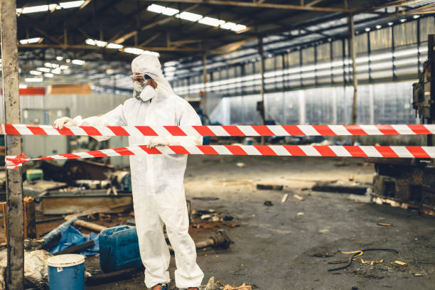 Professional Hoarding Cleanup technician working in Grandview, WA